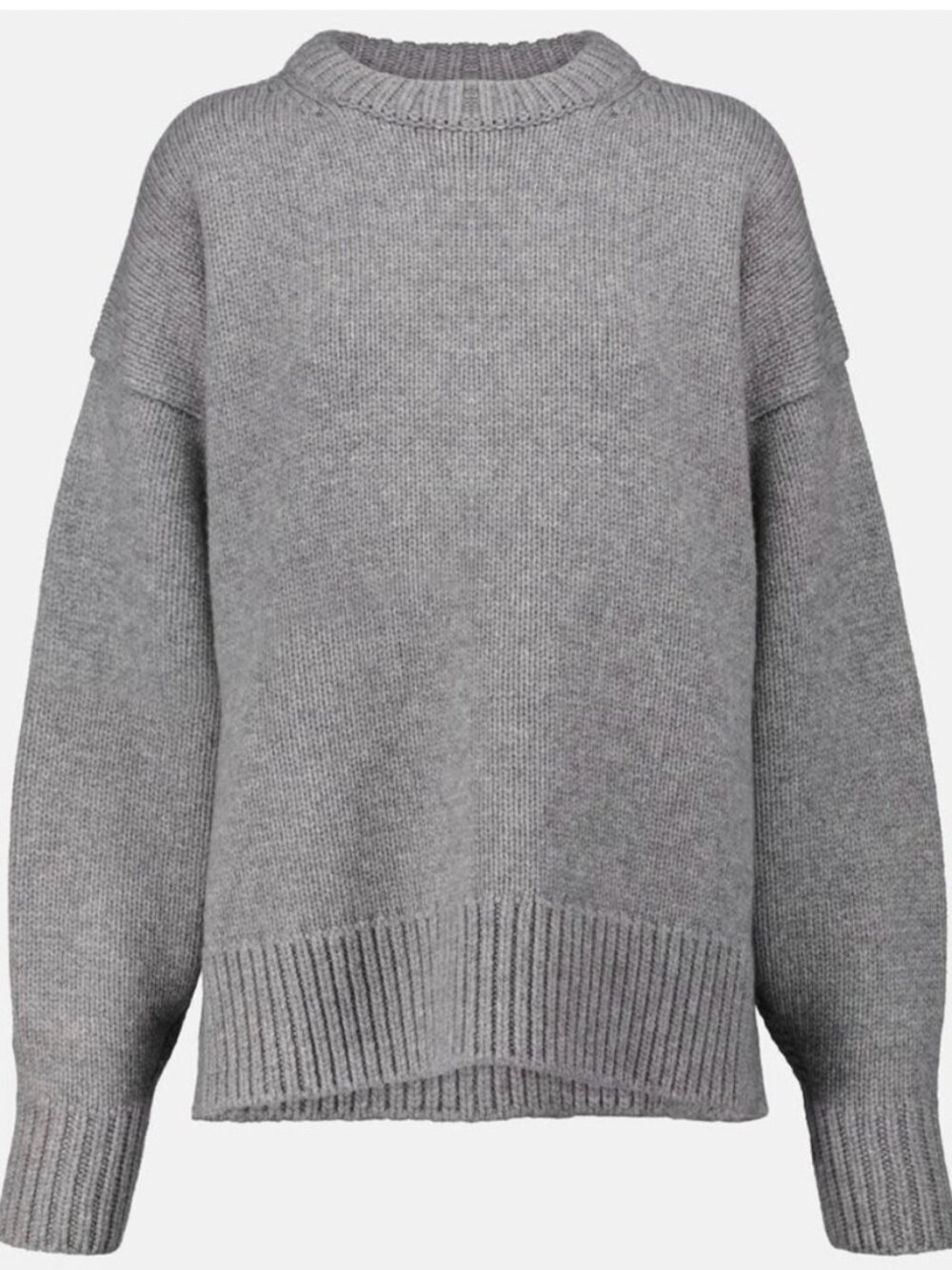 The Row Ophelia Wool Sweater - Gray, Size S